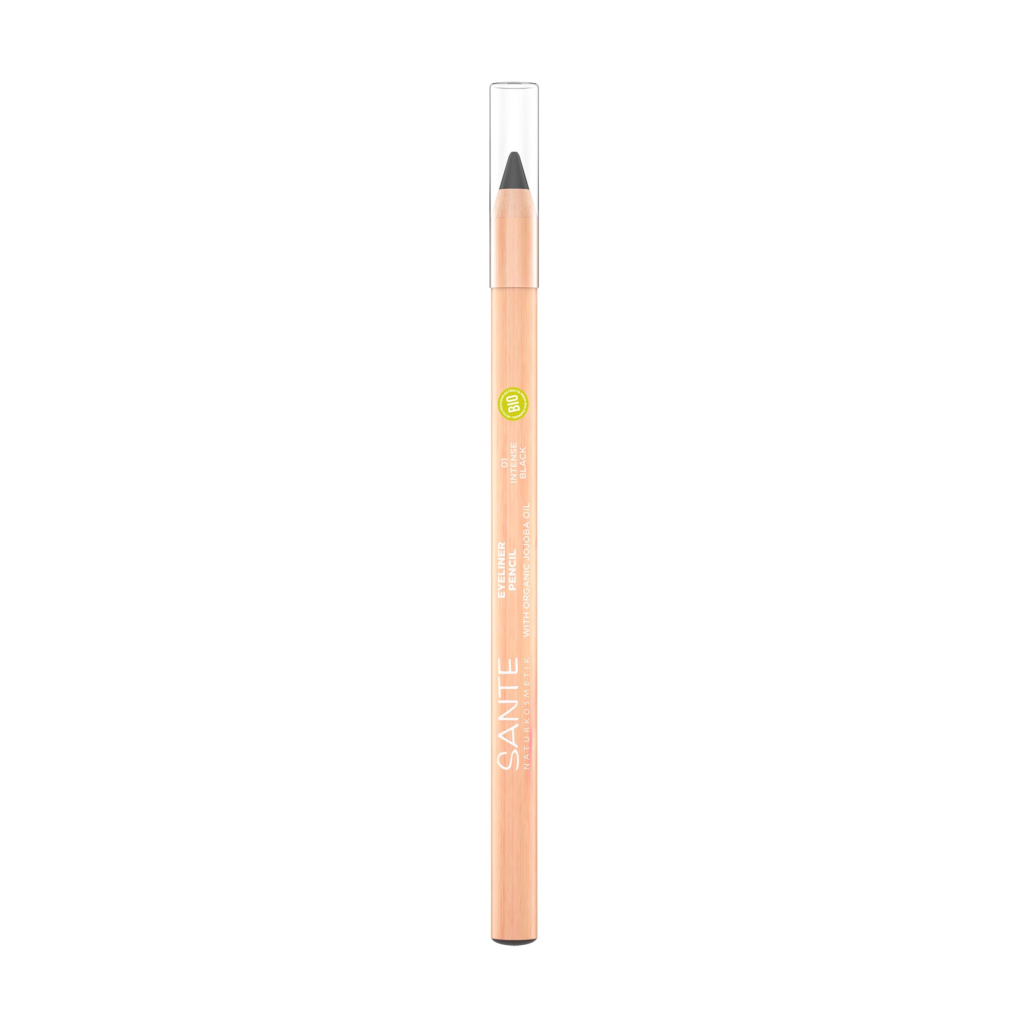 Контурний біоолівець для очей Sante Eyeliner Pencil 01 Intense Black, 1.14 г